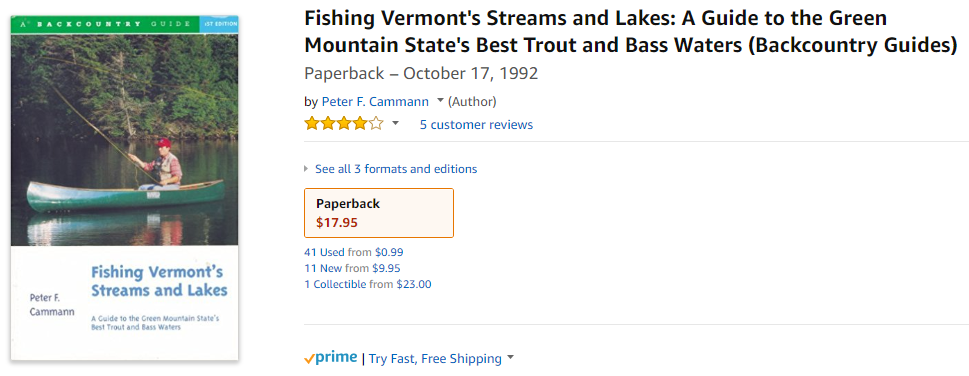Amazon Listing of a Slow-Selling Book