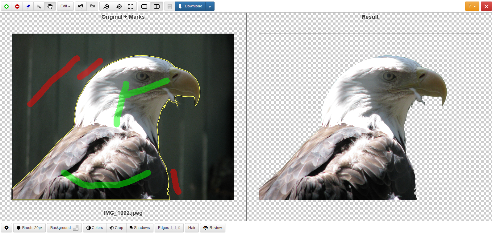Removing a Background with Clipping Magic