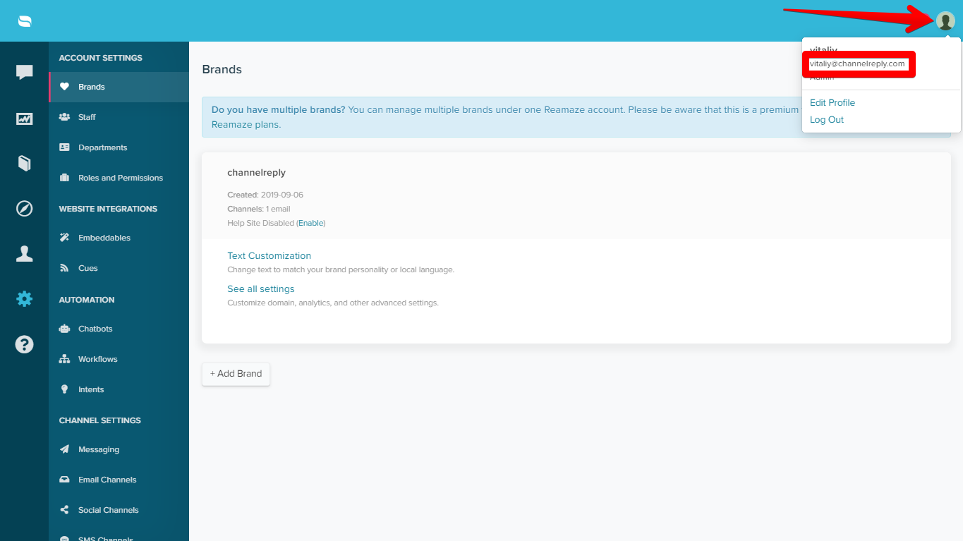 Where to Find Your Re:amaze Account Email