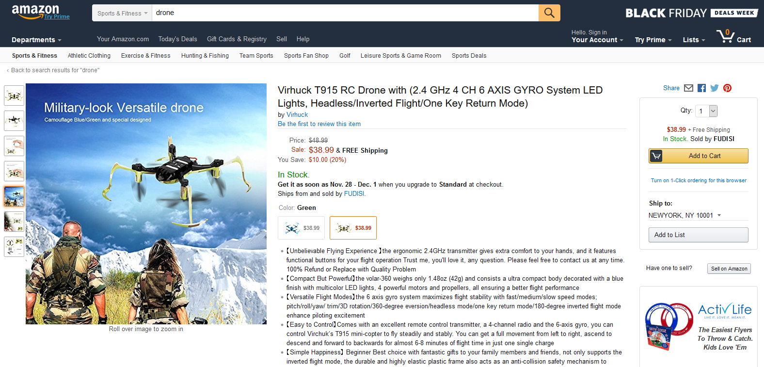 Drone Listing