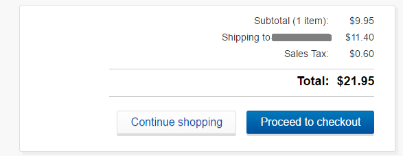 Sales Tax on an eBay Sale