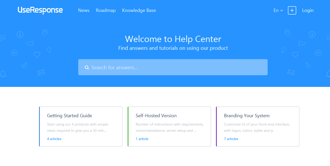 knowledge management system interface