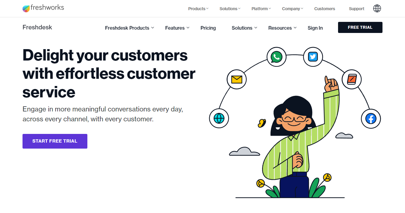 Freshdesk Home