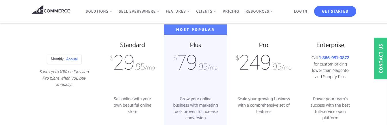 BigCommerce Pricing