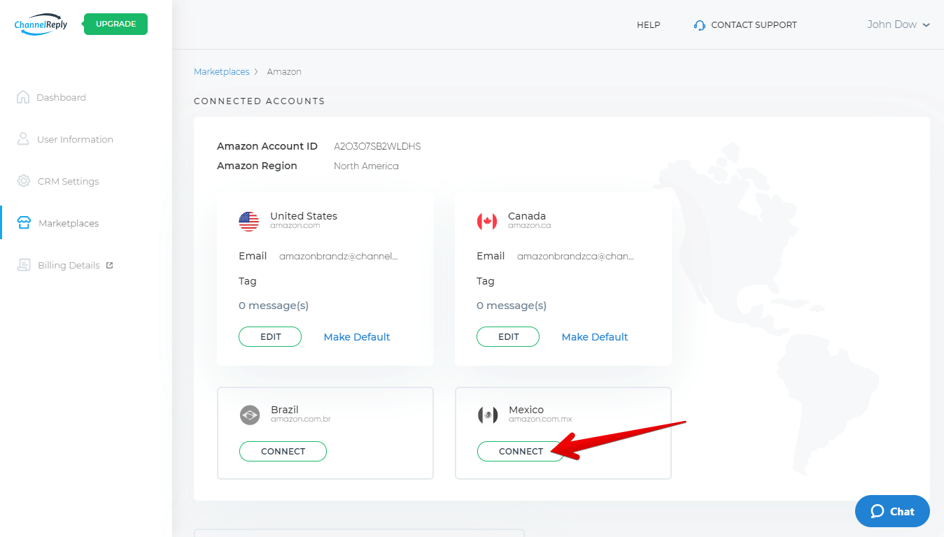 Connect Additional Marketplace