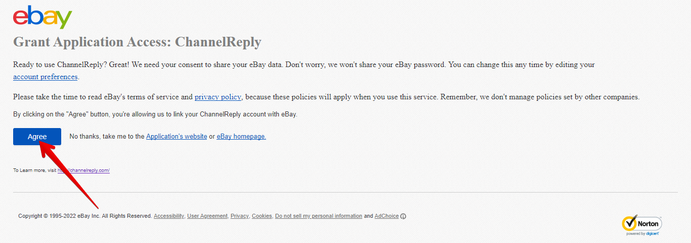 ChannelReply eBay Integration Terms