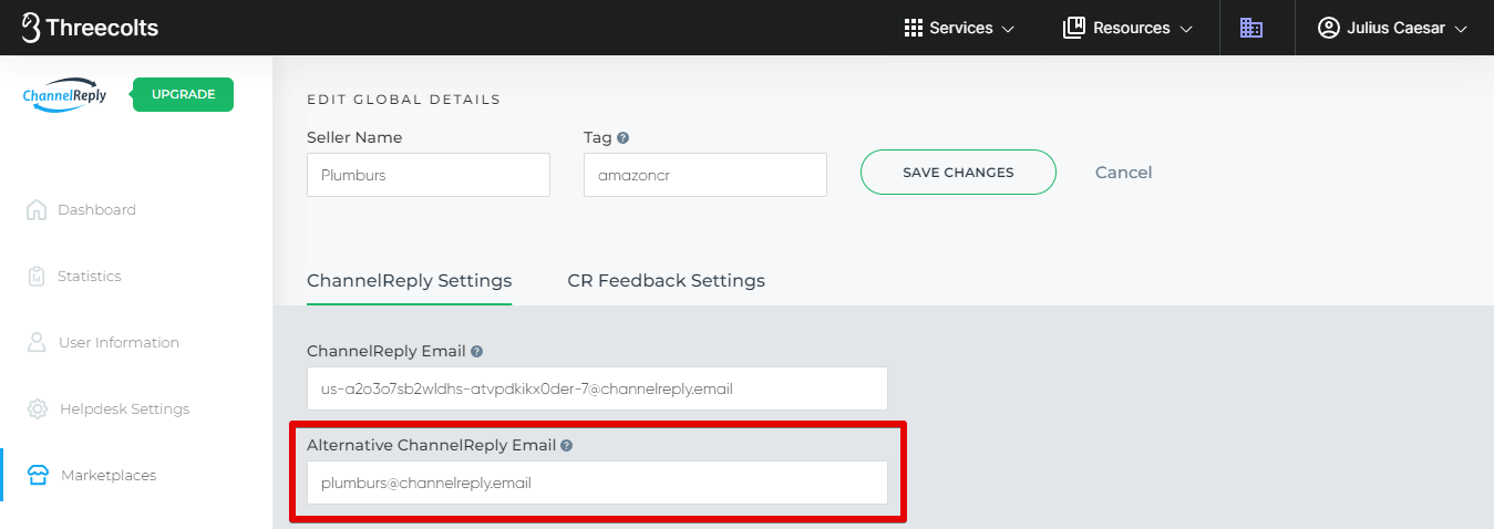 Correctly Formatted Alternative ChannelReply Email