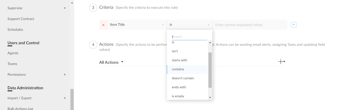 Building a Workflow Based on the Item Title Field