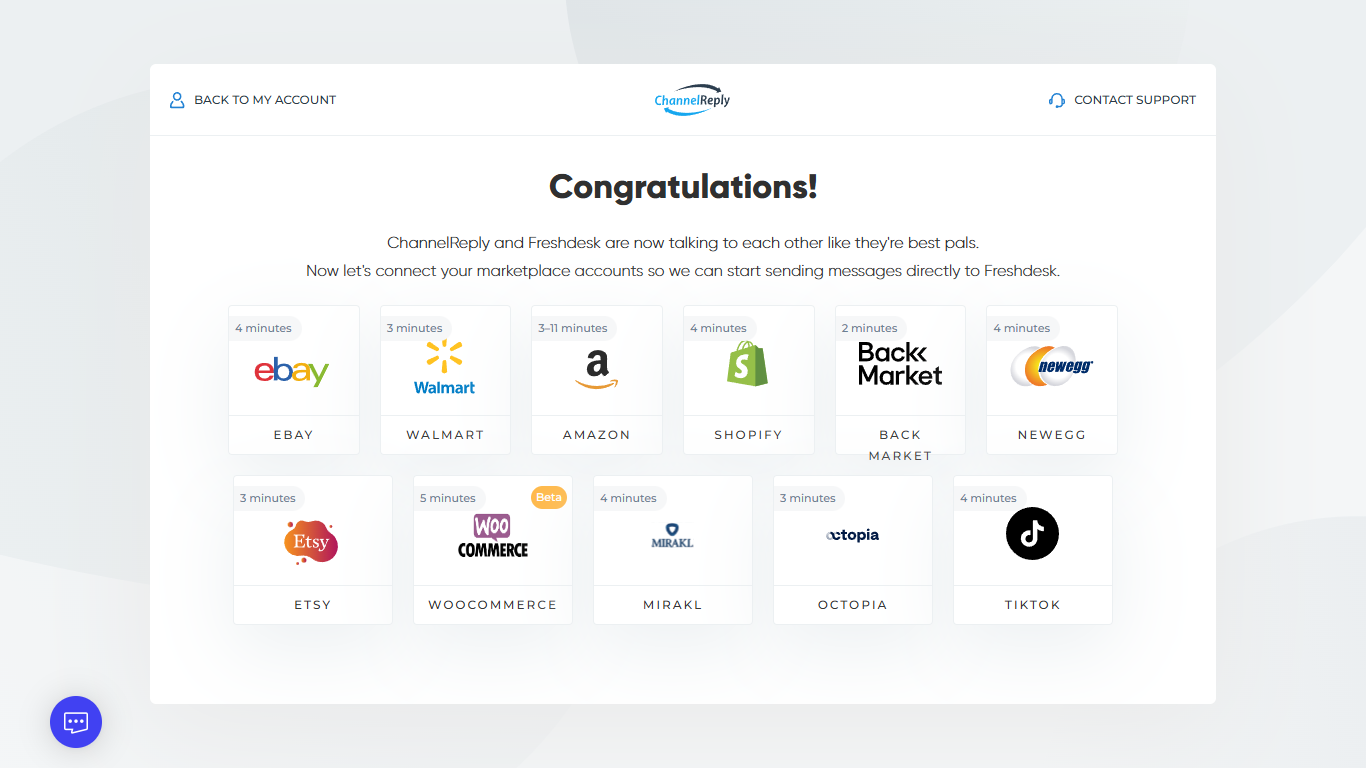 Freshdesk-ChannelReply Integration Complete