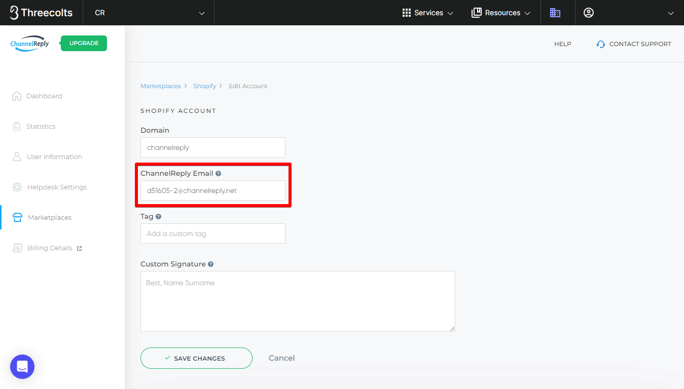 ChannelReply Email