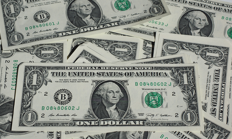 Pile of Dollar Bills