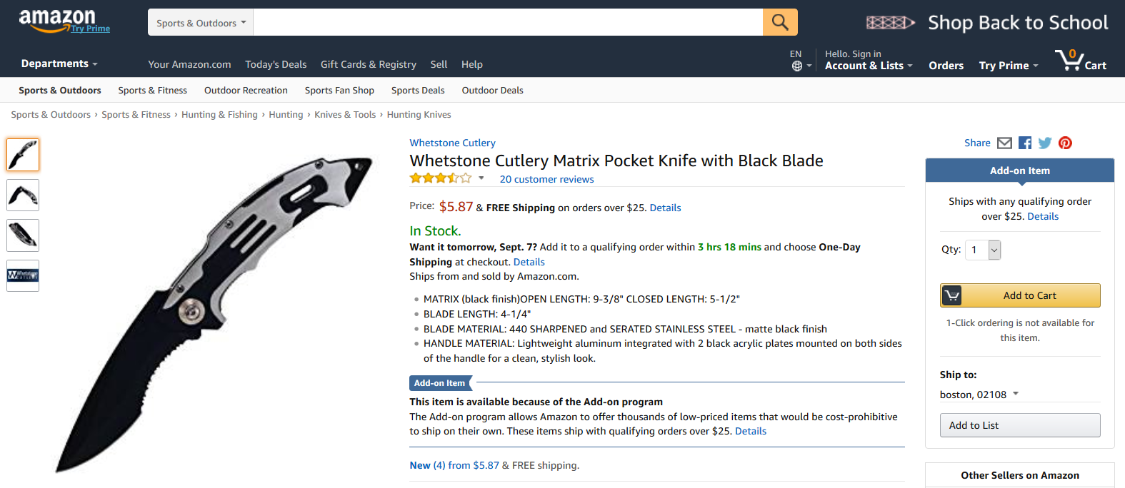 Amazon Add-on Item