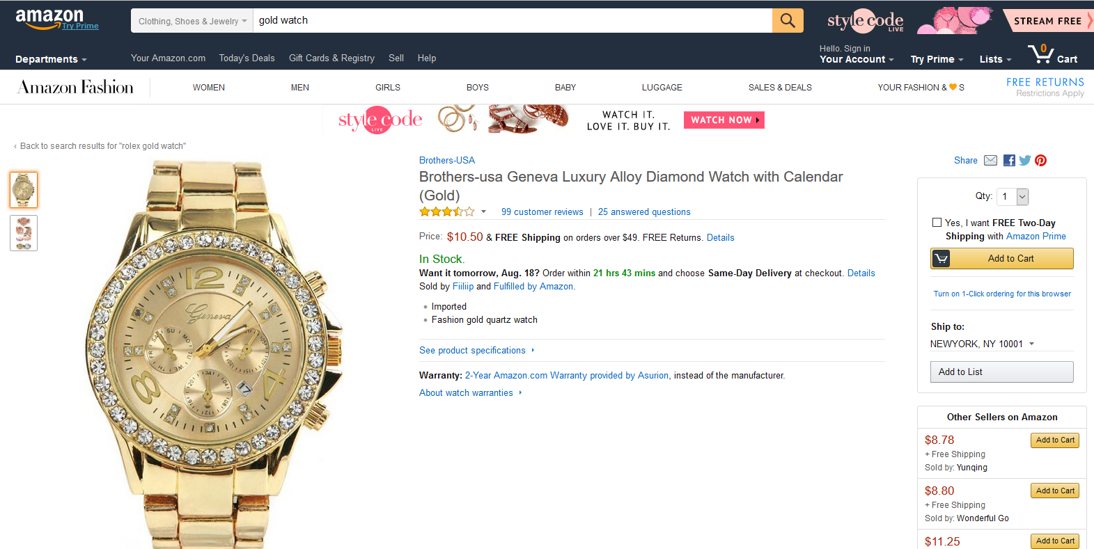 Gold Watch