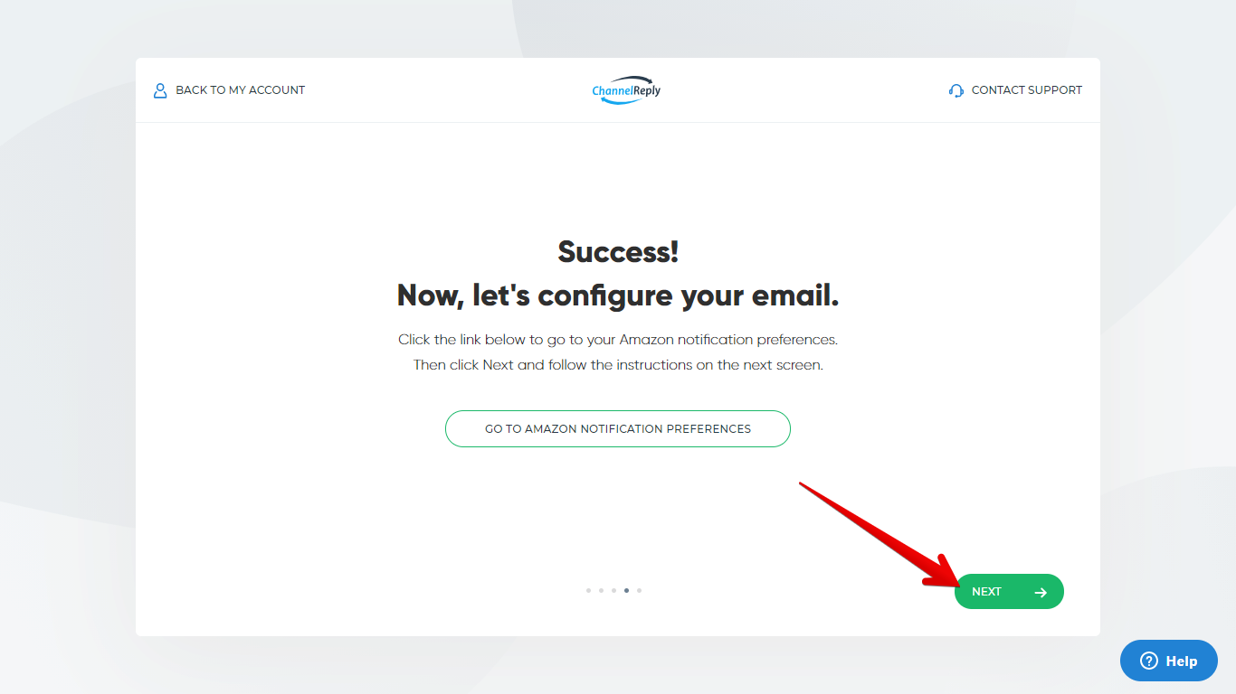 ChannelReply Next Button