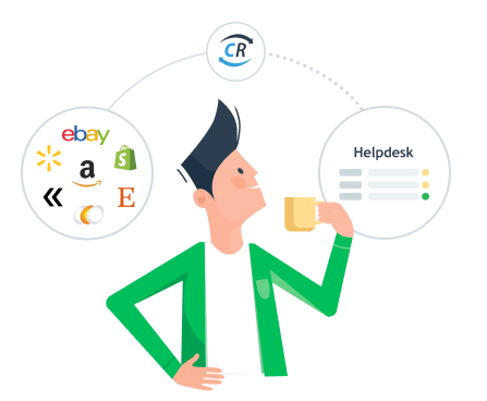 Amazon, eBay, Etsy, Walmart, Shopify, Back Market and Newegg in One Helpdesk Because of ChannelReply