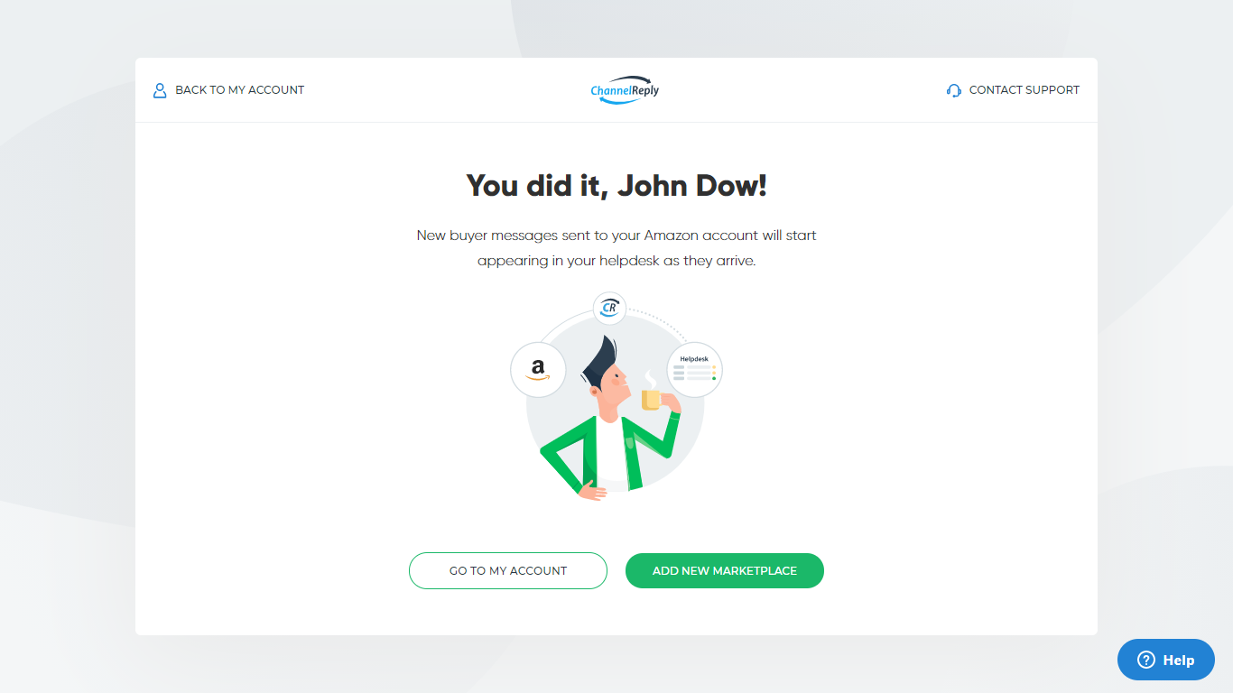 Integration Was Successful Page