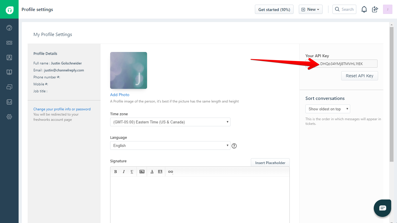 Where to Find Your Freshdesk API Key