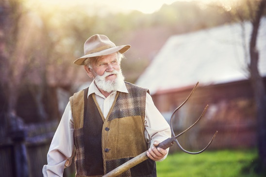 Man with Pitchfork