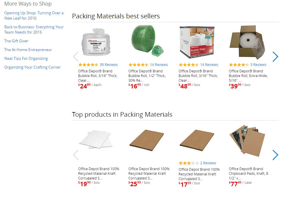 Packing Materials
