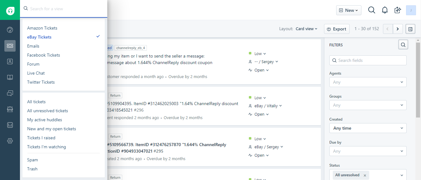 Freshdesk Ticket Organization in Mint