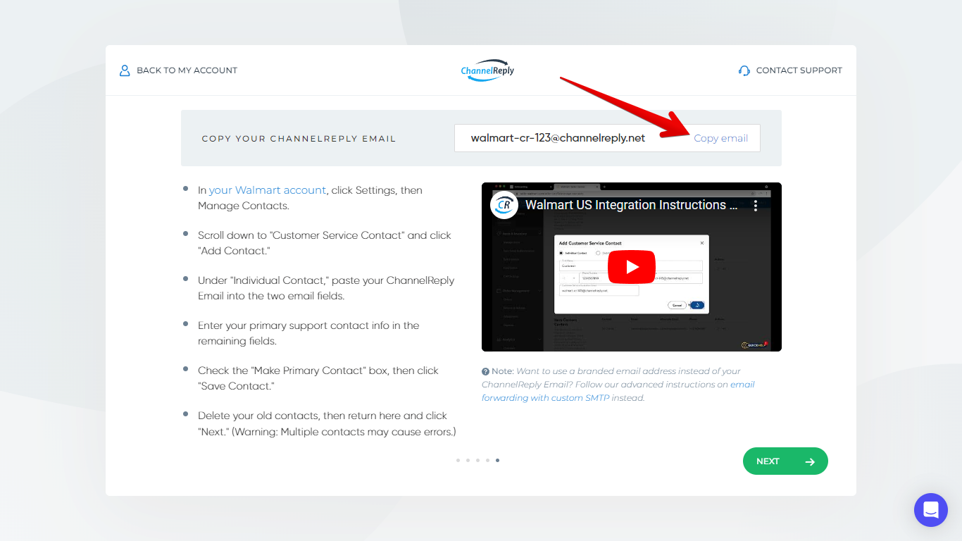 Copy Email Button