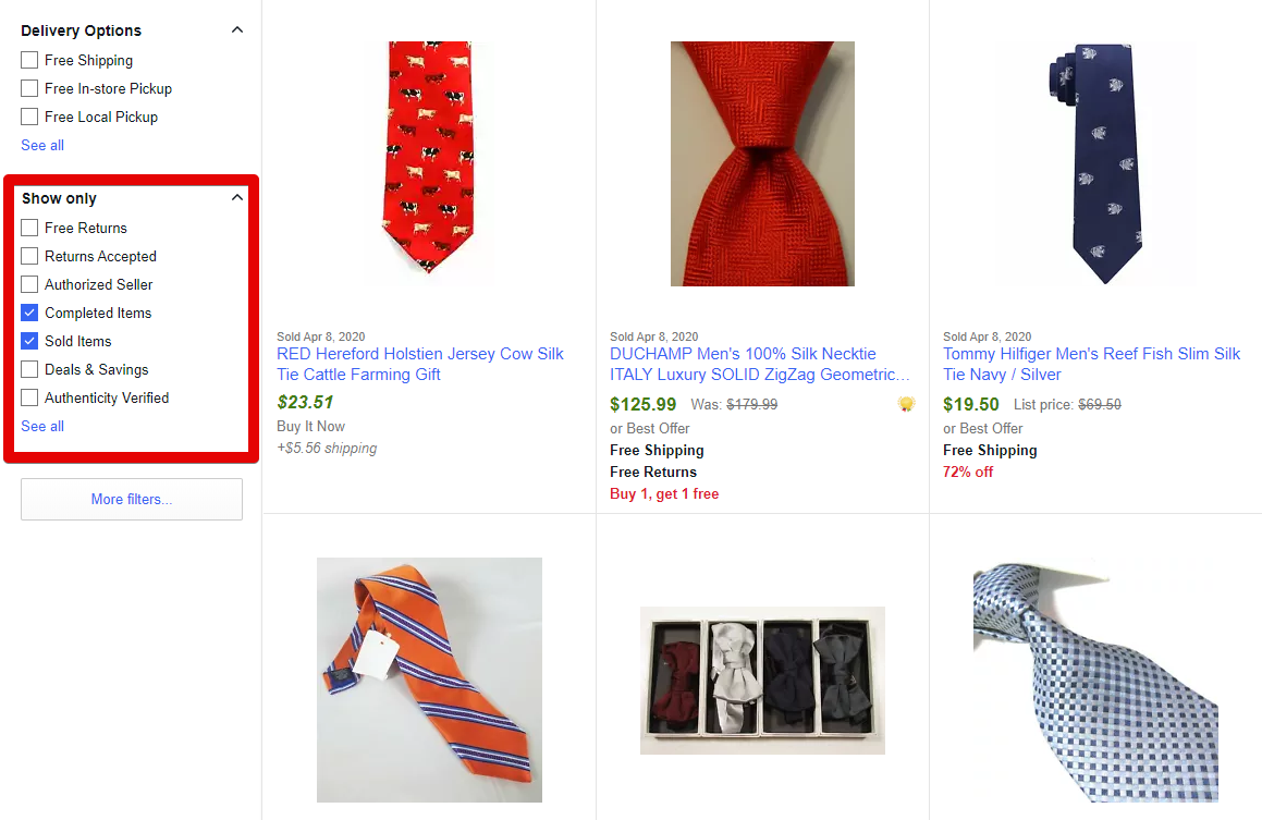 Selling on eBay for Beginners: Where to Find Sold Listings