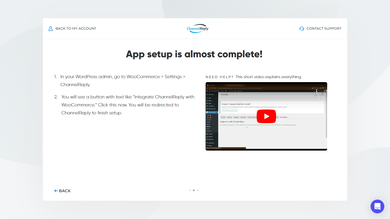 ChannelReply App Activation Instructions for WooCommerce
