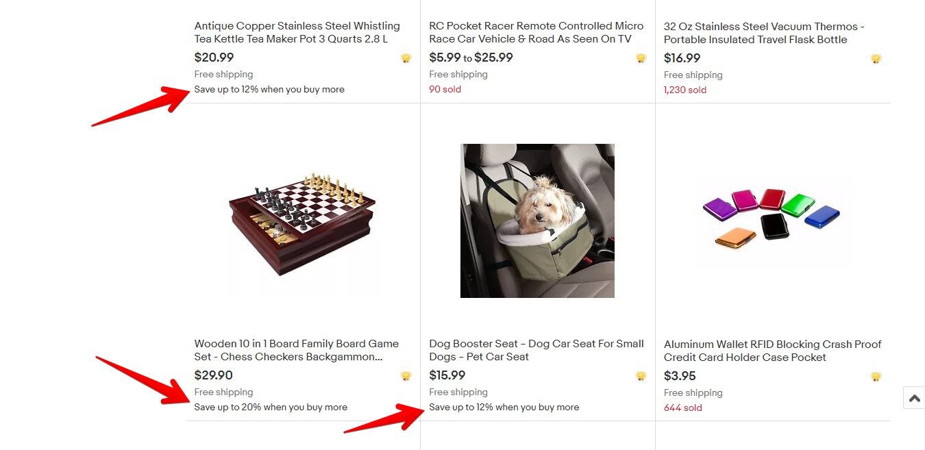 eBay Promotions in a Store