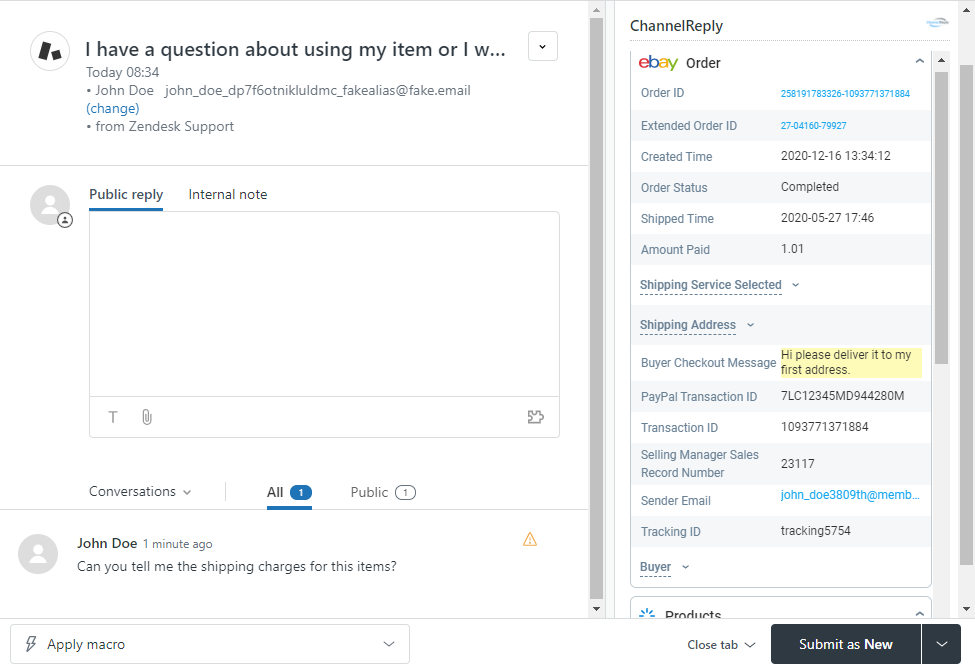 ChannelReply App in Zendesk