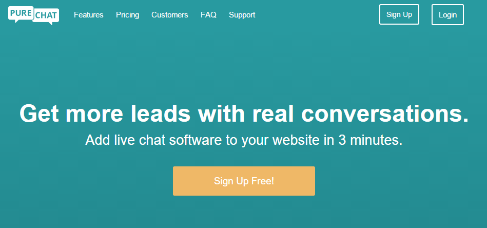 PureChat Signup