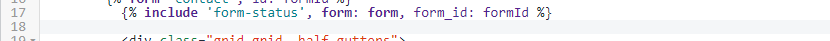 Adding a new blank line of code