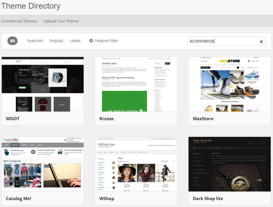 Create an Online Store with WordPress