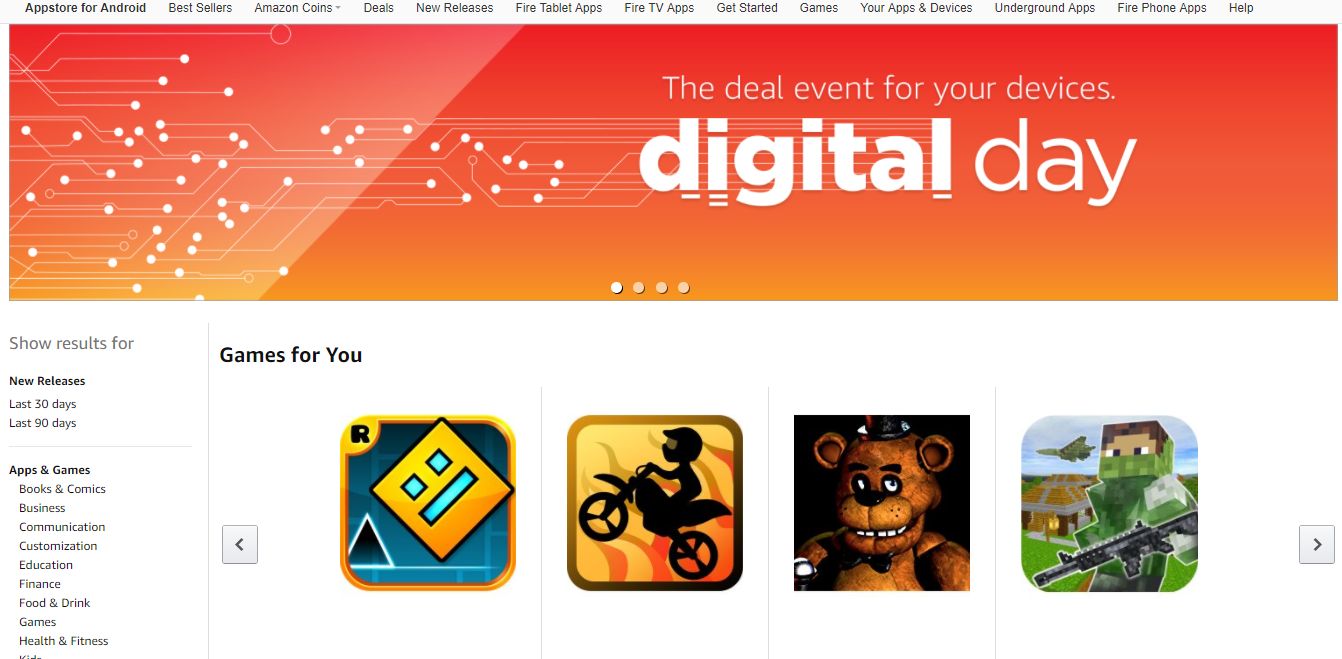Digital Day on Amazon