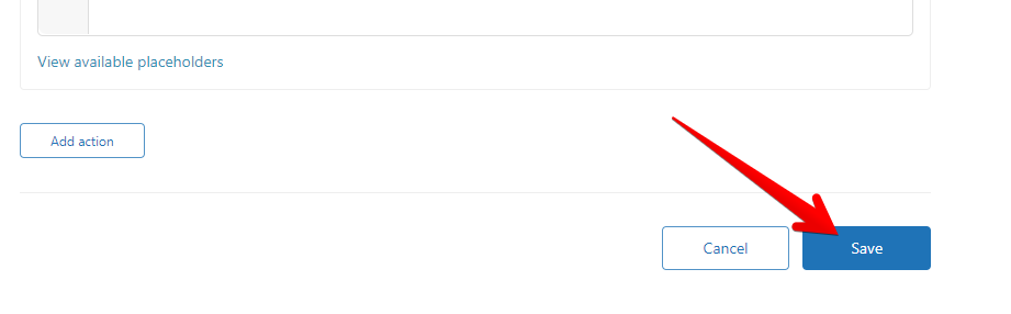 Save button for Zendesk triggers