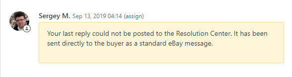 An Internal Notification from ChannelReply in Zendesk