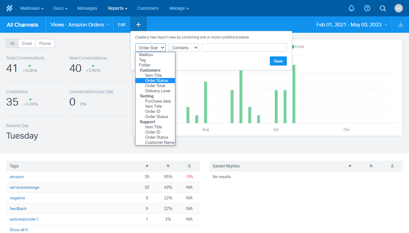 Creating a Custom-Field-Based Reporting View in Help Scout