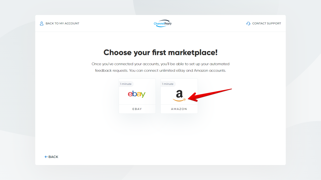 CR Feedback connect amazon