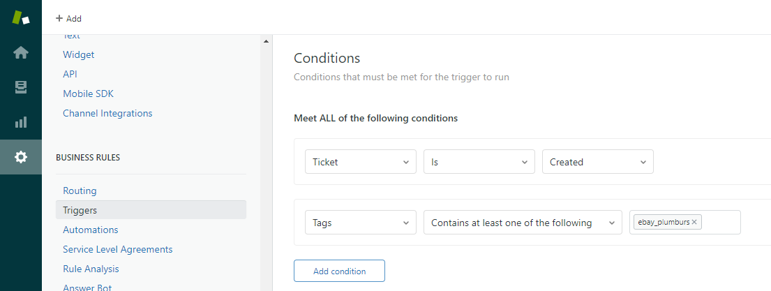 Tag-Based Zendesk Trigger