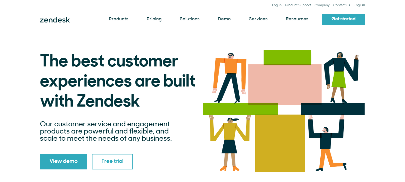 Zendesk Homepage