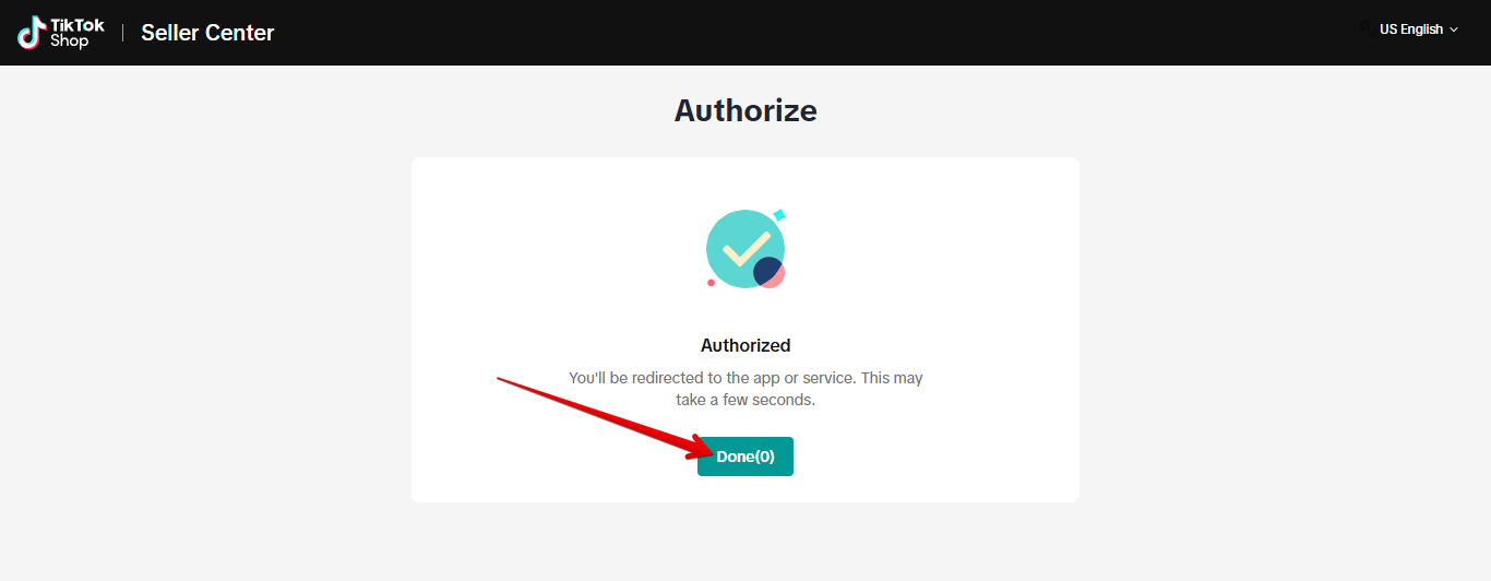 Done button with countdown at 0