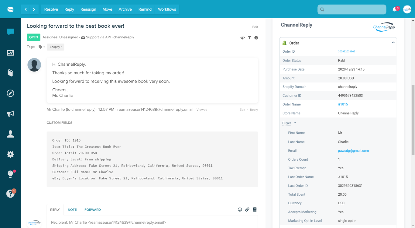 ChannelReply in Re:amaze