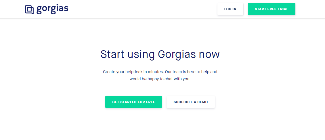 Start Using Gorgias Now