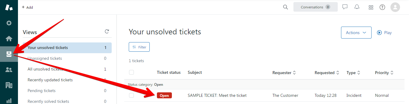 How to Open a Ticket in Zendesk