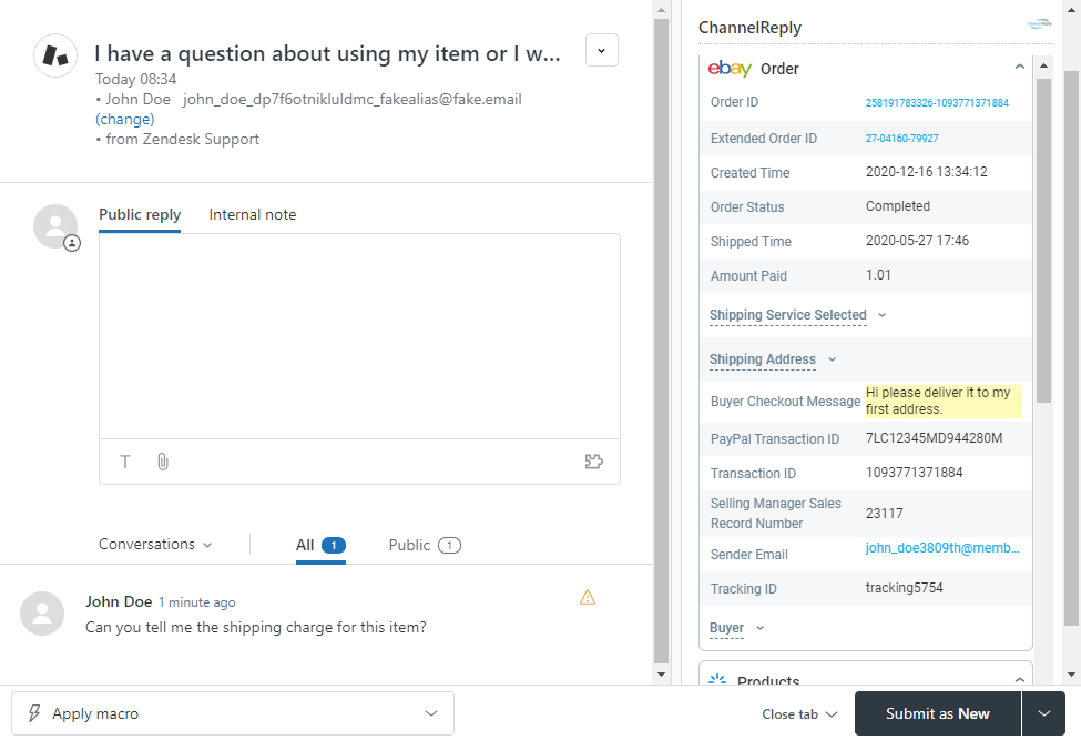 ChannelReply's eBay Messaging Service