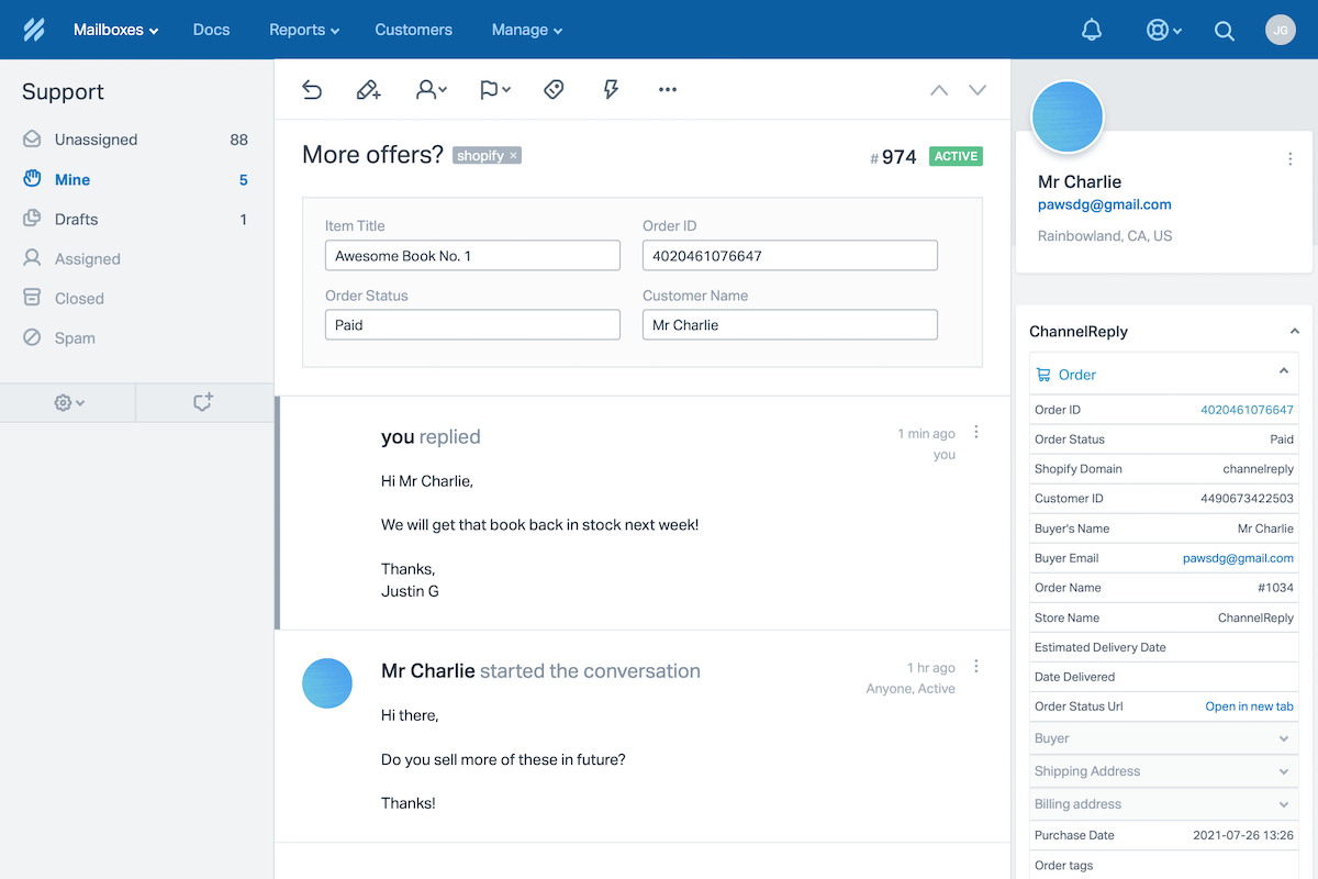 The ChannelReply App for Help Scout